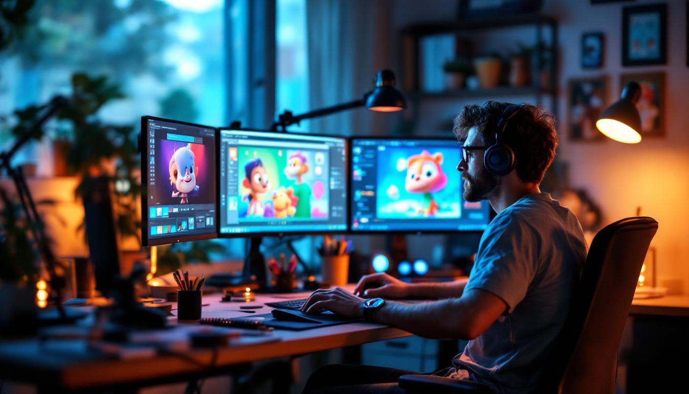 2D and 3D Animator