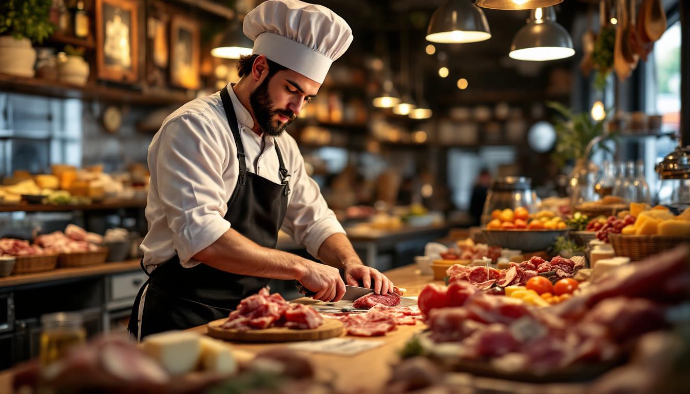 Delicatessen caterer