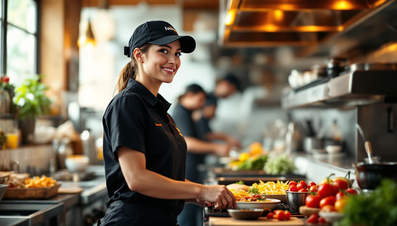 Fast food restaurant team leader