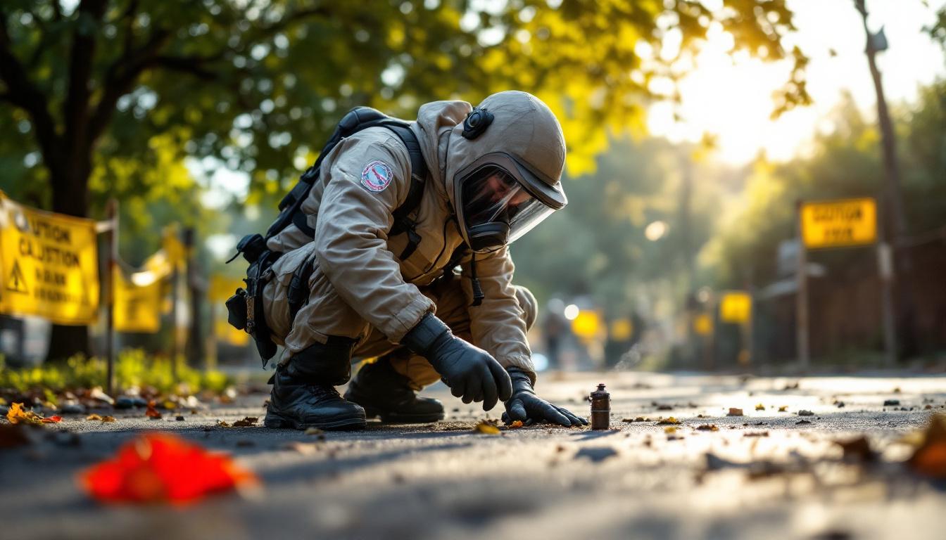 Bomb disposal technician
