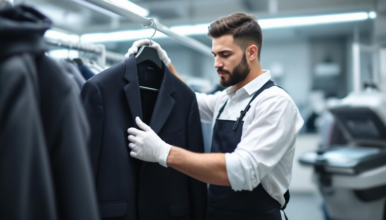 Dry-cleaning employee