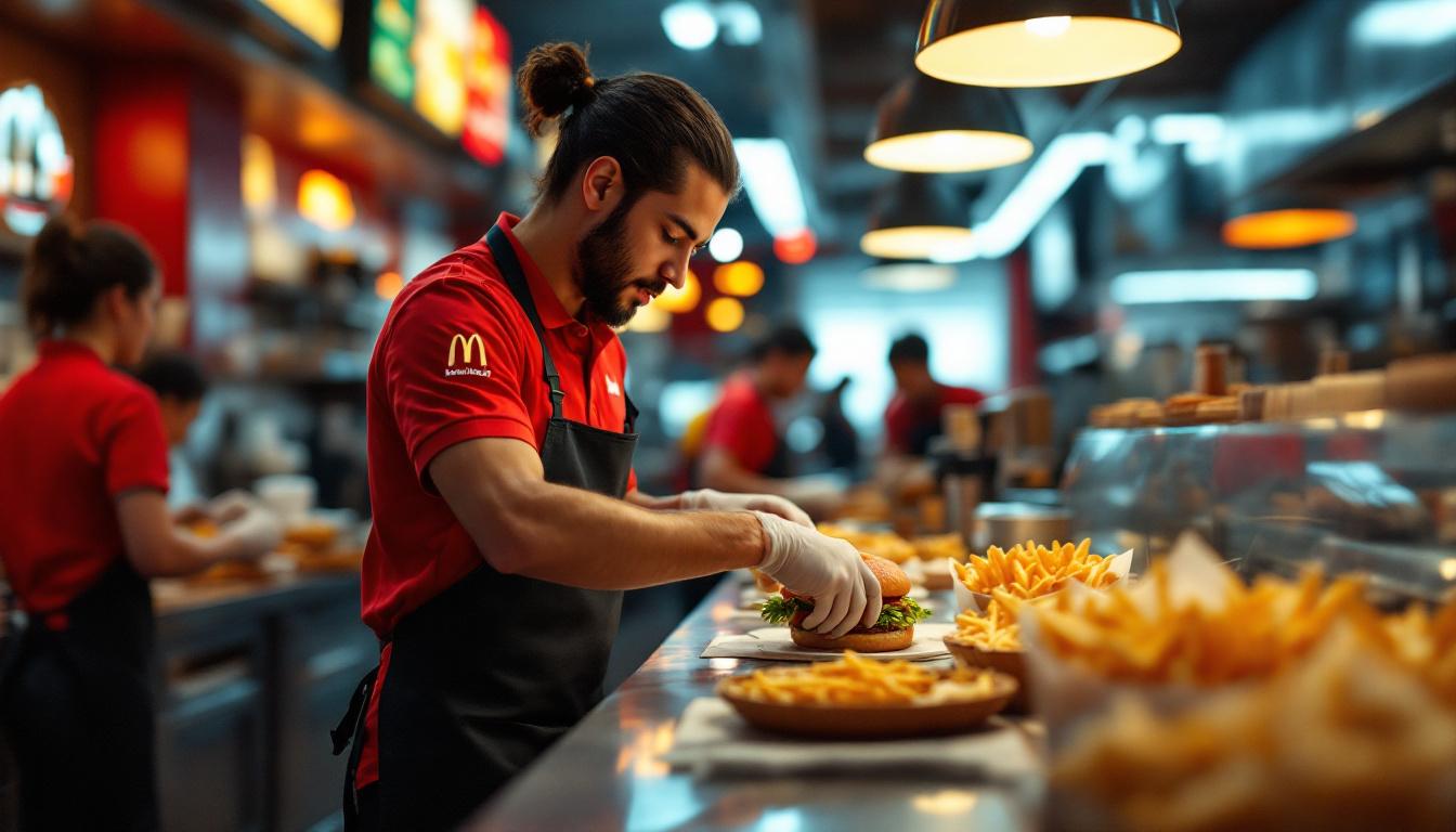 Fast food crew member