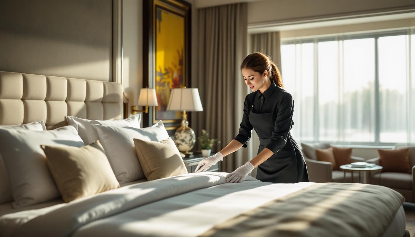 Chambermaid and valet