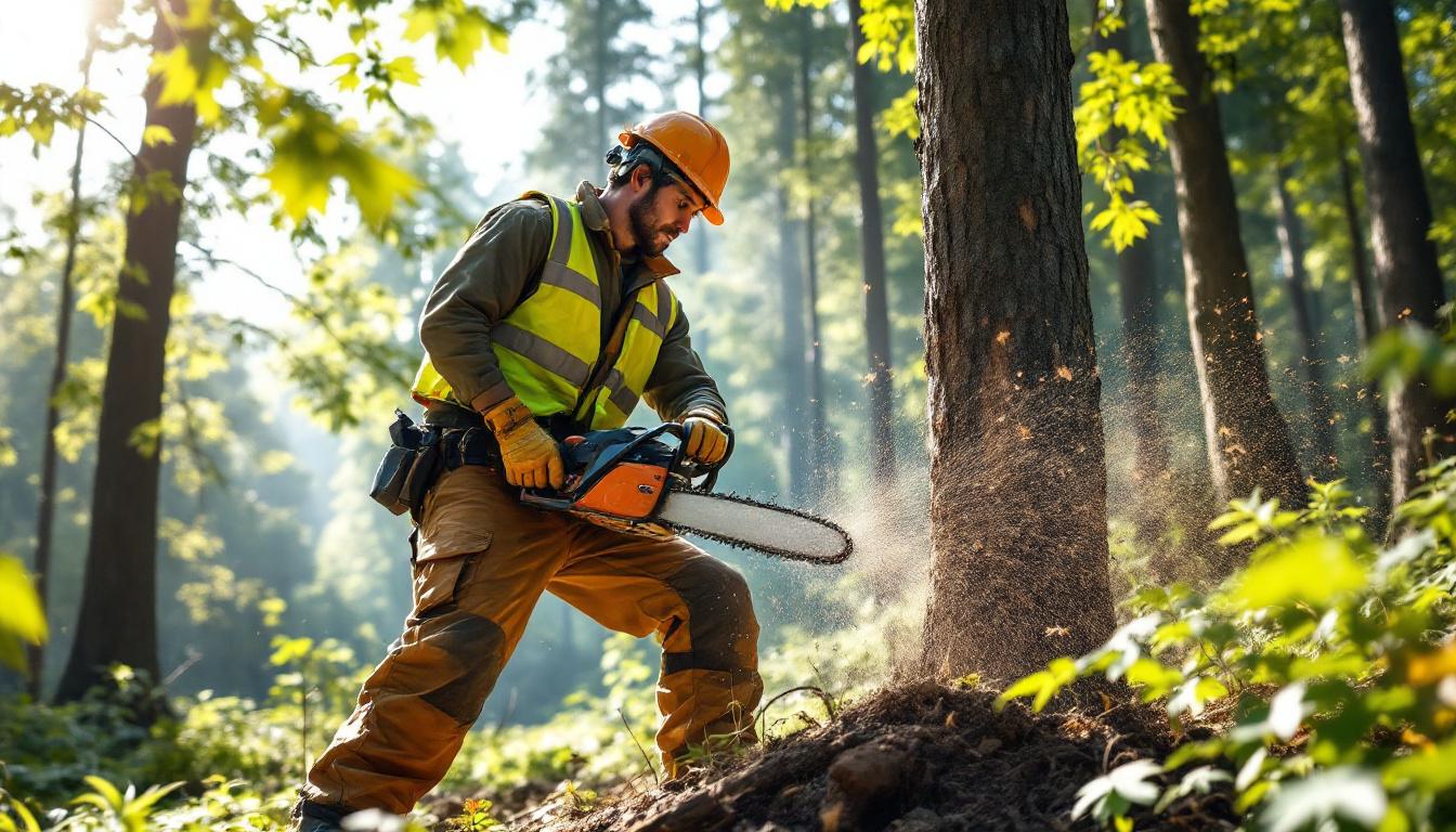 Forestry worker