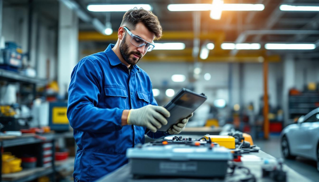 Electric Vehicle Battery Maintenance Technician