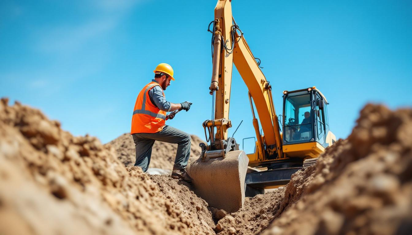 Excavator operator