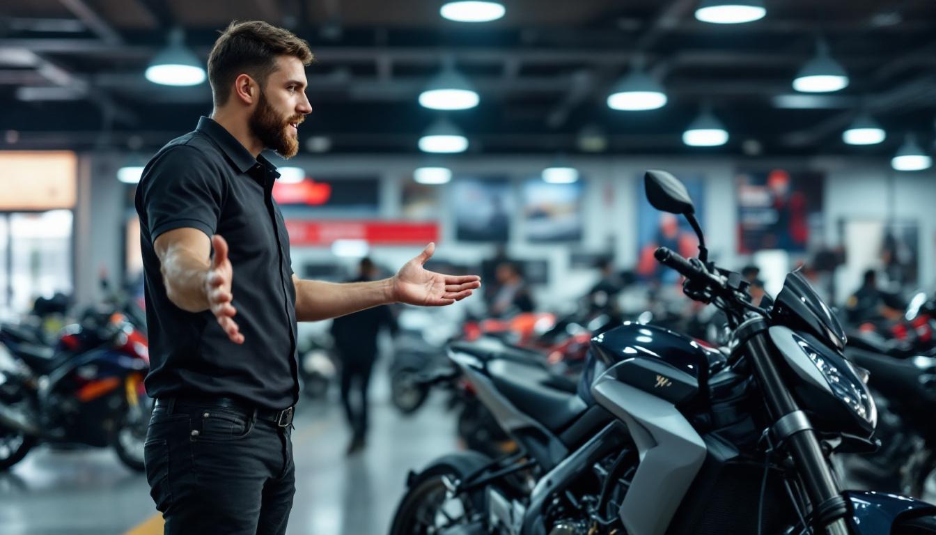 Motorcycle Salesperson
